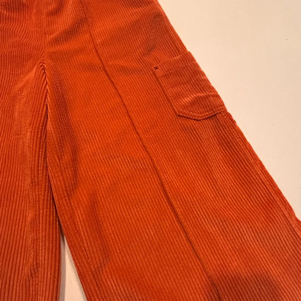 Bright Orange Corduroy Pants - Picture 3 of 11